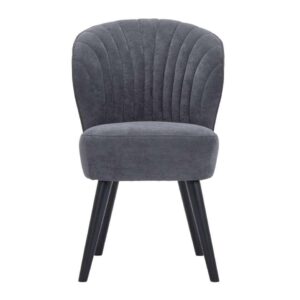 Eetkamerstoel Ventura - stof - grijs - Leen Bakker