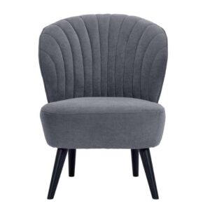 Fauteuil Ventura - stof - grijs - Leen Bakker