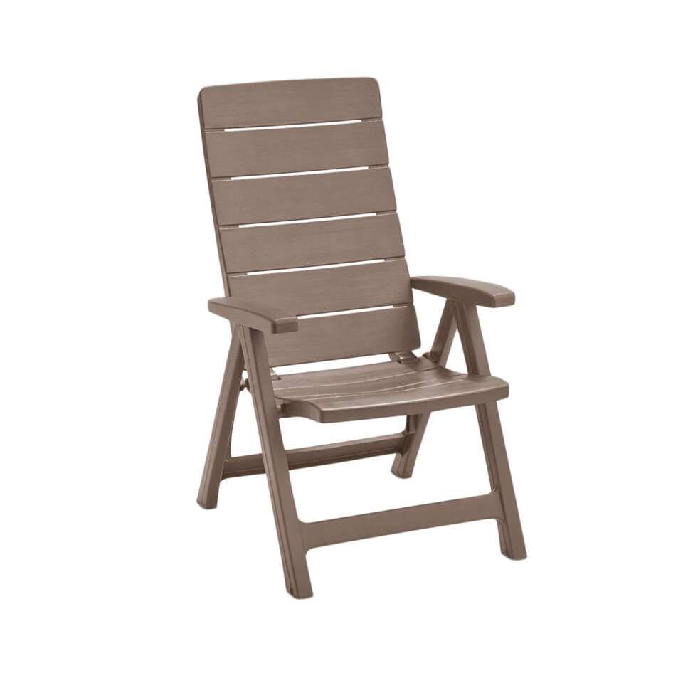 Allibert terrasstoel Brasilia - cappuccino - 2 stuks - Leen Bakker Allibert terrasstoel Brasilia - cappuccino - 2 stuks - Leen Bakker