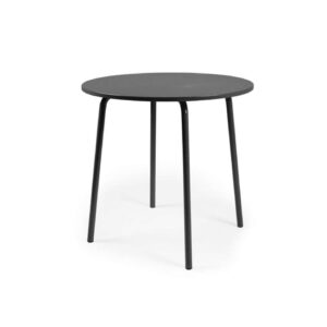 Eetkamertafel Lolly - zwart - 76x90x90 cm - Leen Bakker