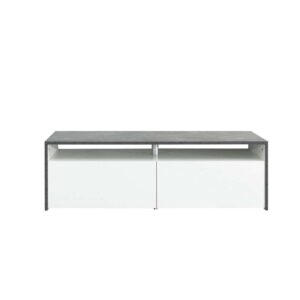 Symbiosis TV-meubel Dalane - betongrijs/wit - 37x119