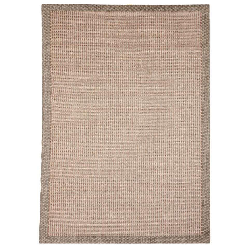 Floorita binnen/buitentapijt Chrome - terra - 200x290 cm - Leen Bakker Floorita binnen/buitentapijt Chrome - terra - 200x290 cm - Leen Bakker