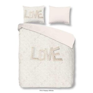 Good Morning dekbedovertrek Maartje - beige - 140x200/220 cm - Leen Bakker