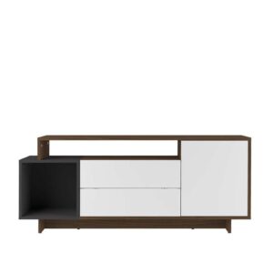 Symbiosis TV-meubel Kube - walnootkleur/grijs - 59