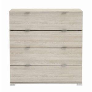 Demeyere ladekast Perfect 4 lades - licht eikenkleur - 82x79