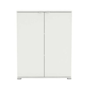 Kast Perfect 2-deurs - wit - 101x80x35 cm - Leen Bakker