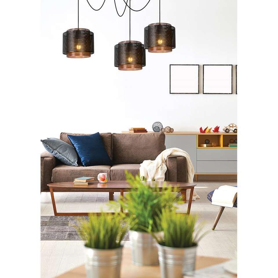 Lucide hanglamp Orrin - zwart - Ø25 cm - Leen Bakker Lucide hanglamp Orrin - zwart - Ø25 cm - Leen Bakker