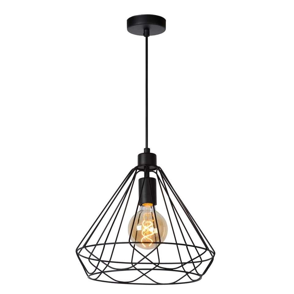 Lucide hanglamp Kyara Ø32 cm - zwart - Leen Bakker Lucide hanglamp Kyara Ø32 cm - zwart - Leen Bakker