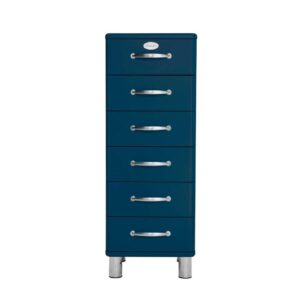 Tenzo ladekast Malibu 6 lades - petrolblauw - 111x41x41 cm - Leen Bakker