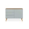 Tenzo dressoir Dot - lichtgroen/eikenkleur - 79x109x43 cm - Leen Bakker Tenzo dressoir Dot - lichtgroen/eikenkleur - 79x109x43 cm - Leen Bakker