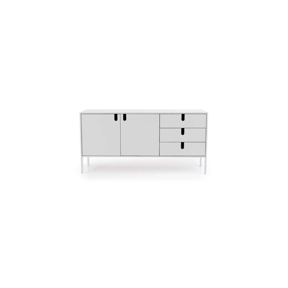 Tenzo dressoir Uno - wit - 86x171x46 cm - Leen Bakker Tenzo dressoir Uno - wit - 86x171x46 cm - Leen Bakker