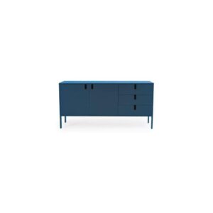 Tenzo dressoir Uno - petrolblauw - 86x171x46 cm - Leen Bakker