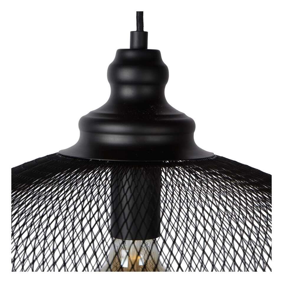 Lucide hanglamp Mesh - zwart - Ø49,5x181 cm - Leen Bakker Lucide hanglamp Mesh - zwart - Ø49