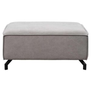 Hocker Jack - lichtgrijs - 44x96x75 cm - Leen Bakker