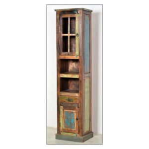 Wandkast Cevio - veelkleurig - 189x44x34 cm - Leen Bakker