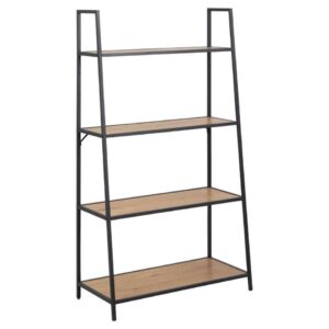 Wandkast Jaxx - zwart - 138x77x36 cm - Leen Bakker