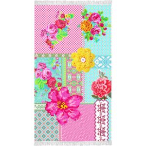 Happiness strandlaken Paradise - veelkleurig - 100x180 cm - Leen Bakker