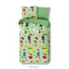 Good Morning kinderdekbedovertrek Go - groen - 140x200/220 cm - Leen Bakker Good Morning kinderdekbedovertrek Go - groen - 140x200/220 cm - Leen Bakker