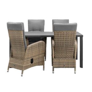 Le Sud tuinset Verona verstelbaar Limousin - 5-delig - Leen Bakker