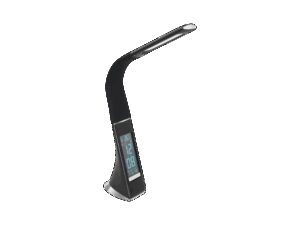 Eglo Tafellamp / nachtlamp met klok COGNOLI - Zwart Zwart