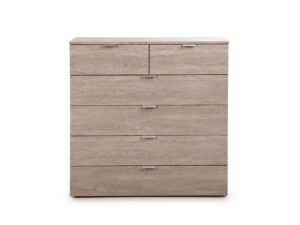 Express Commode CARINA 6 laden - Platin Eik Hout