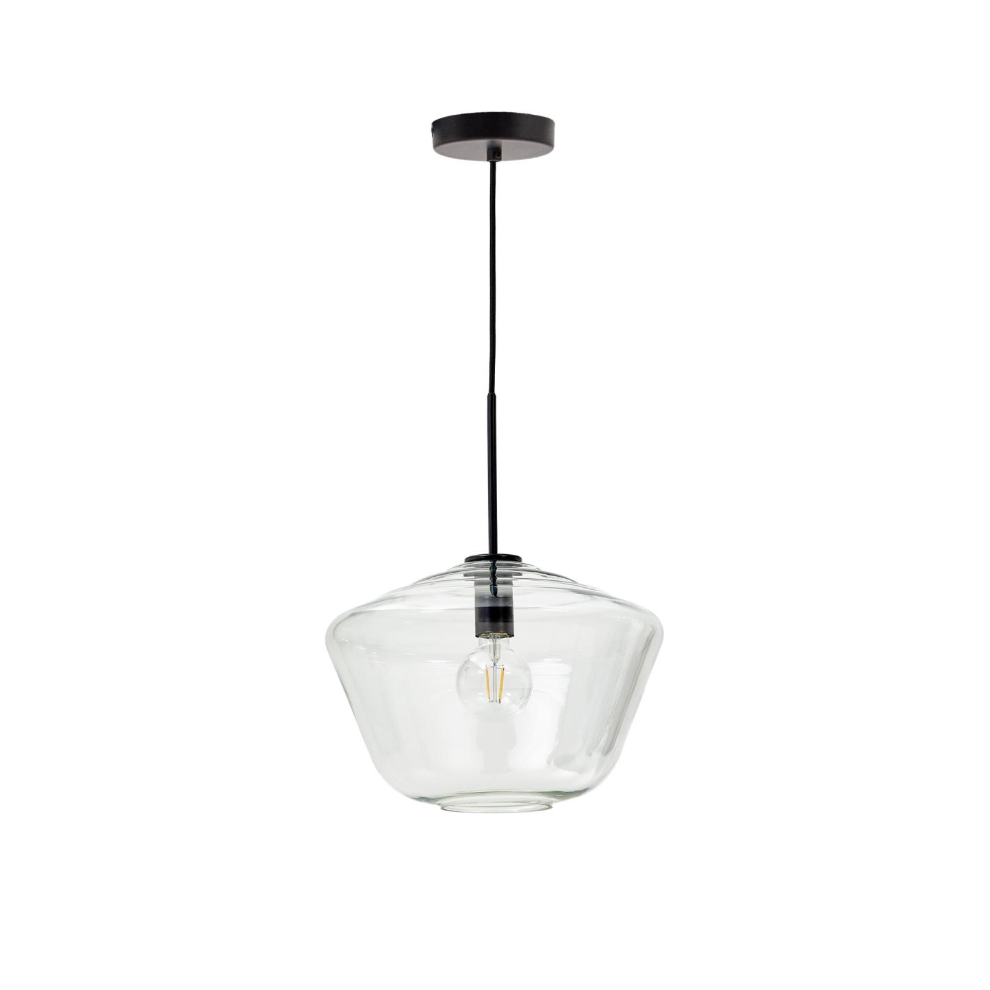 Kave home Plafondlamp MAO - Glas Zwart Kave home Plafondlamp MAO - Glas Zwart