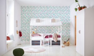 Lifetime Kajuitbed BEACHHOUSE met accessoires - Wit gelakt Wit