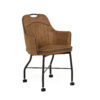 Maxfurn Stoel op wieltjes FLORIA - Cognac Cognac Maxfurn Stoel op wieltjes FLORIA - Cognac Cognac
