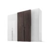 Nolte Kleerkast Concept Me 230 - Wit/bruin Wit Nolte Kleerkast Concept Me 230 - Wit/bruin Wit