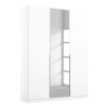 Rauch Draaideurkast ALABAMA met spiegel - Wit Wit Rauch Draaideurkast ALABAMA met spiegel - Wit Wit