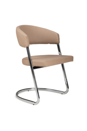 Recor Stoel in lederlook - Beige Beige