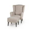 Richter young design Fauteuil en voetbank IBIZA - Inari Nature Beige Richter young design Fauteuil en voetbank IBIZA - Inari Nature Beige