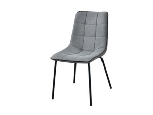 Richter young design Stoel LUCCA - Grijs/chocolade stof Grijs