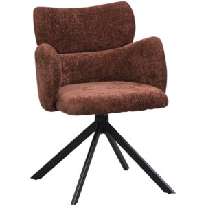 Eetkamerstoel Coco - wijnrood - Leen Bakker