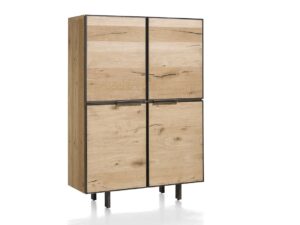 Henders & hazel Kast barkast PEDRO - Oak natural Hout