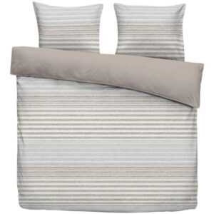 Dekbedovertrek Hidde - beige/blauw - 240x220 cm - Leen Bakker