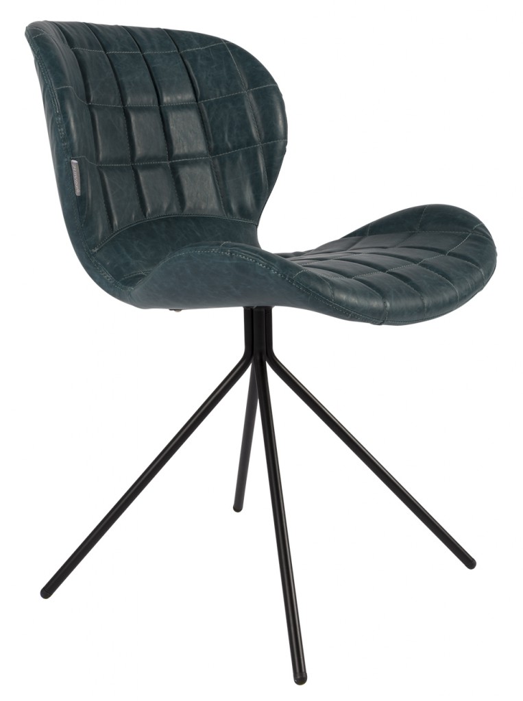 Zuiver Kuipstoel OMG - Petrol Blauw Zuiver Kuipstoel OMG - Petrol Blauw