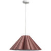 Hanglamp Ays - E27 - roze - 120xØ45 cm - Leen Bakker