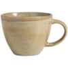 Mok met oor Nora - bruin stoneware - 220 ml - Leen Bakker