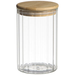 Voorraadpot Flora met deksel - 14xØ9 cm - Leen Bakker