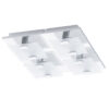 Eglo Wand- en Plafondlicht Led VICARO - Chroom/Glas Chroom Eglo Wand- en Plafondlicht Led VICARO - Chroom/Glas Chroom