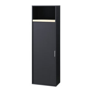 Cs schmal Wandmeubel 'My Ell' - kleur: Graphit/eik Grijs