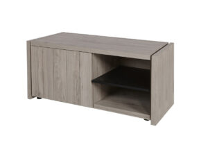 Evan Tv-meubel LUCCA klein - Millenium eik lichtgrijs Hout