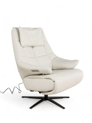 Hukla Relaxfauteuil M VIGO - Wit leder Wit