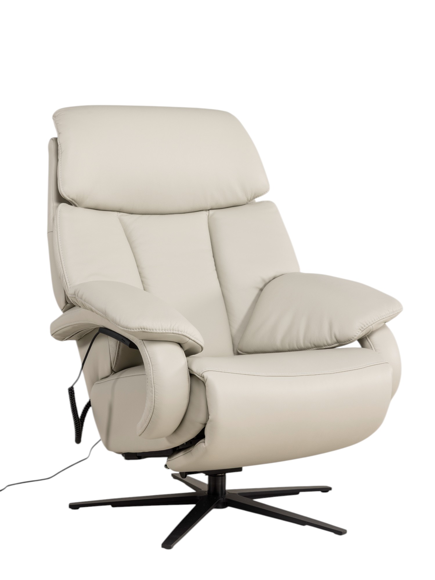 Hukla Elektrische Relaxfauteuil Small VERTO - Zilvergrijs Hukla Elektrische Relaxfauteuil Small VERTO - Zilvergrijs