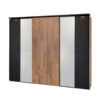Meubar Schuifdeurkast JAIPUR - Old teak + elegant black Hout Meubar Schuifdeurkast JAIPUR - Old teak + elegant black Hout