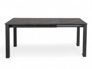 Perfecta Uitschuifbare tafel VALENCIA - Zwart / Brons Zwart