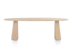 Xooon Eetkamertafel TRENTON - Naturel eikenfineer Hout