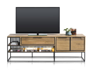 Henders & hazel Tv-meubel CITY 180 cm - Railway Brown Hout