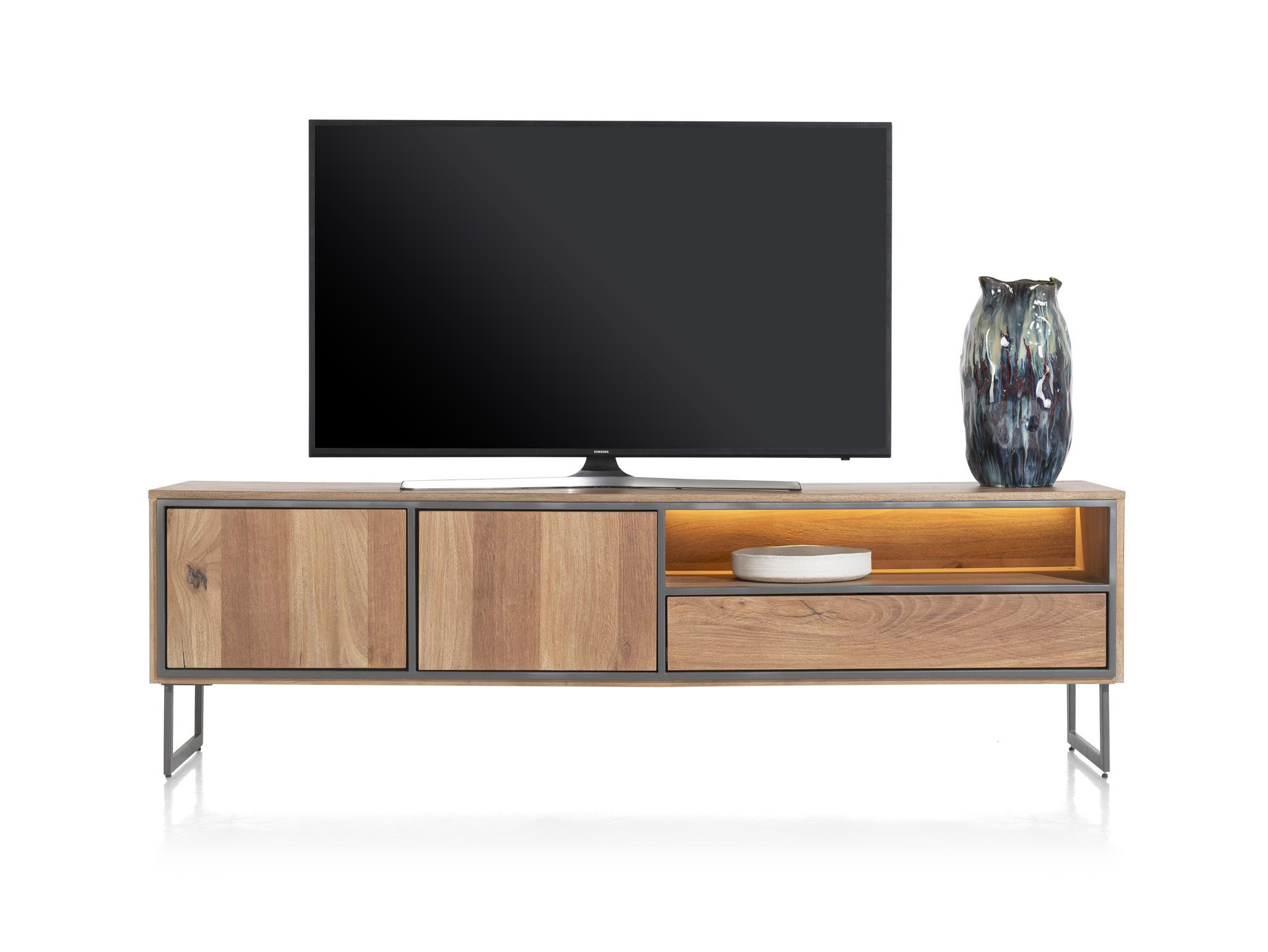 Henders & hazel TV-meubel TRAPANI - Hout/Metaal Hout Henders & hazel TV-meubel TRAPANI - Hout/Metaal Hout